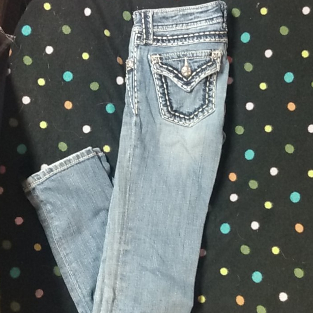 Little girls size 8 miss me jeans